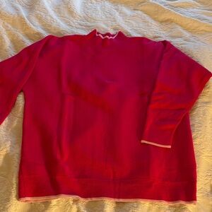 Mint Women's Vibrant Pink Turtleneck Sweater